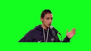 Green Screen 4k - Man singing www aaaaa