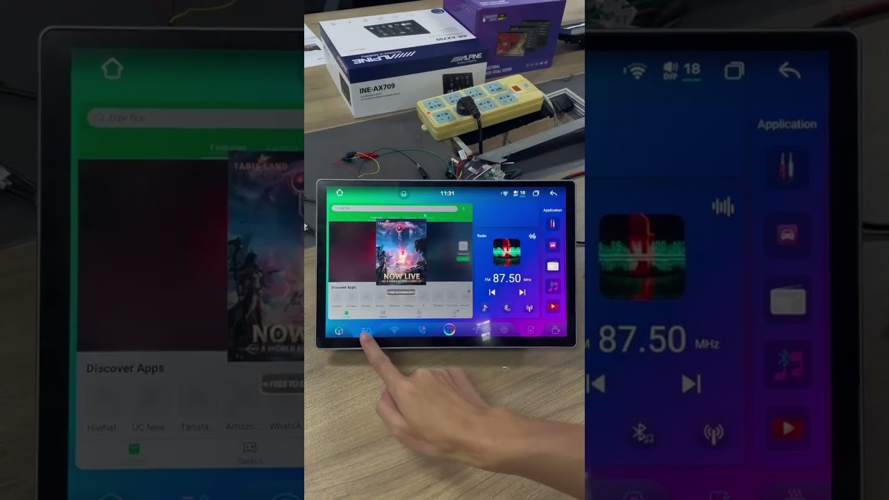 IYING 13 inch car audio UI display 3 