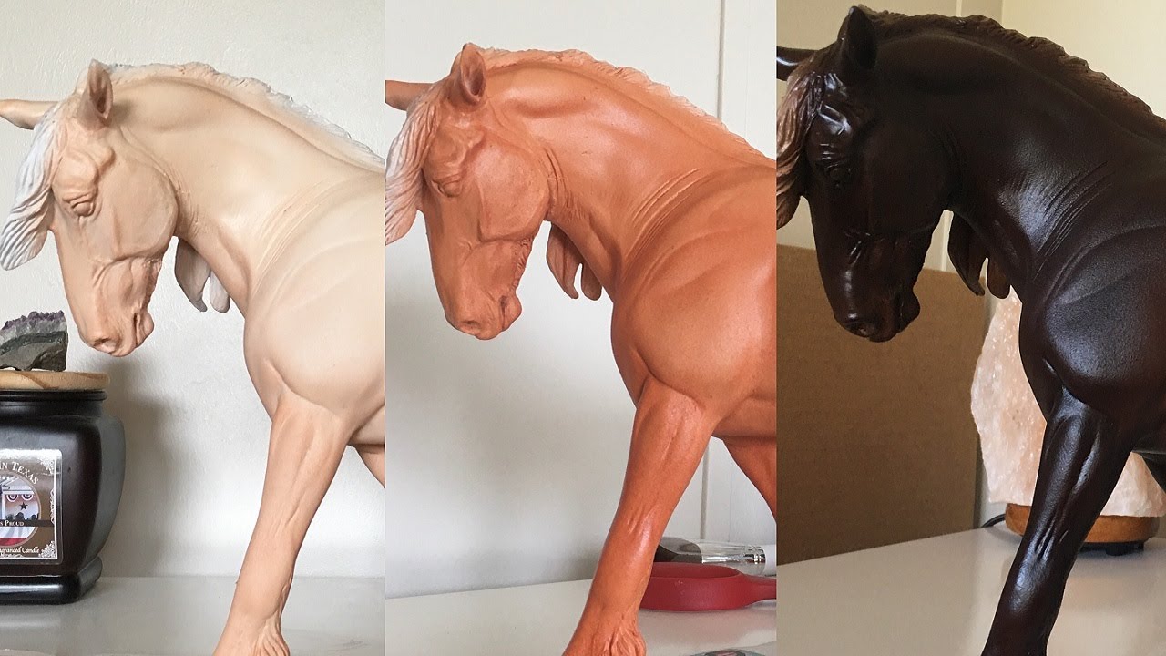 MODEL HORSE CUSTOMIZING VLOG: building a coat color w/ chalk pastels (PART 2)