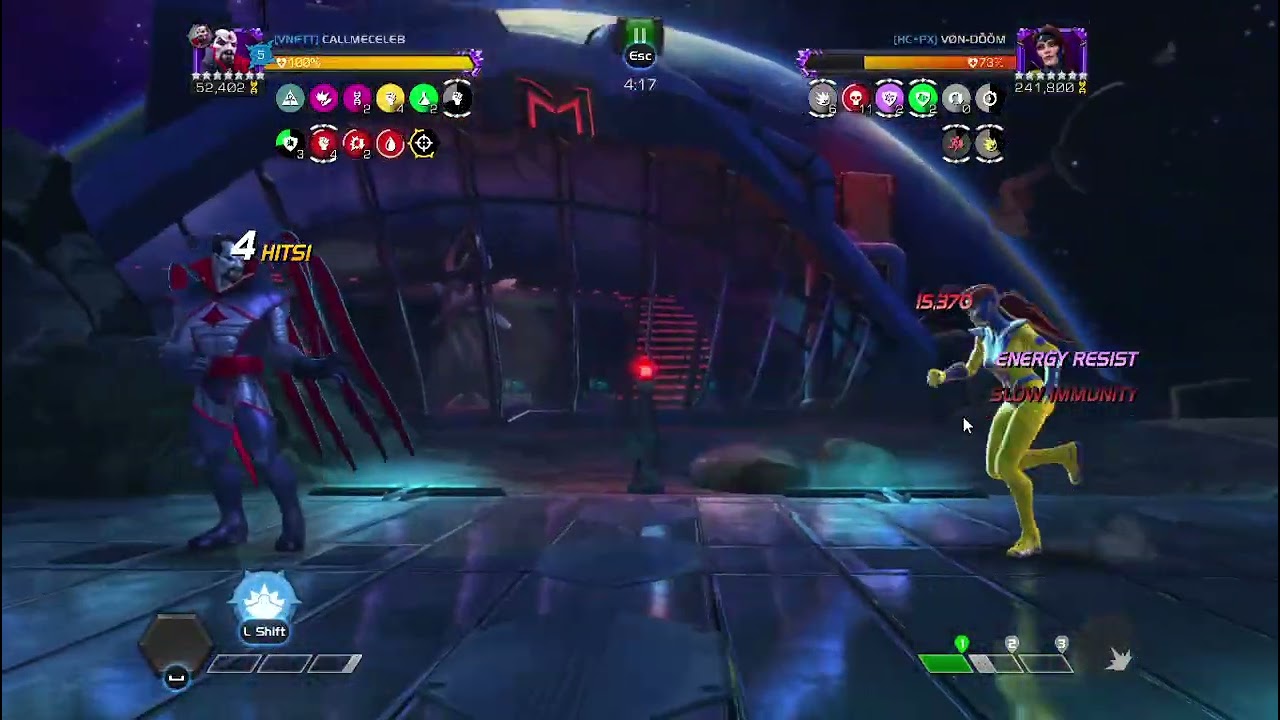 Mr. Sinister vs Jean grey War Boss Fight