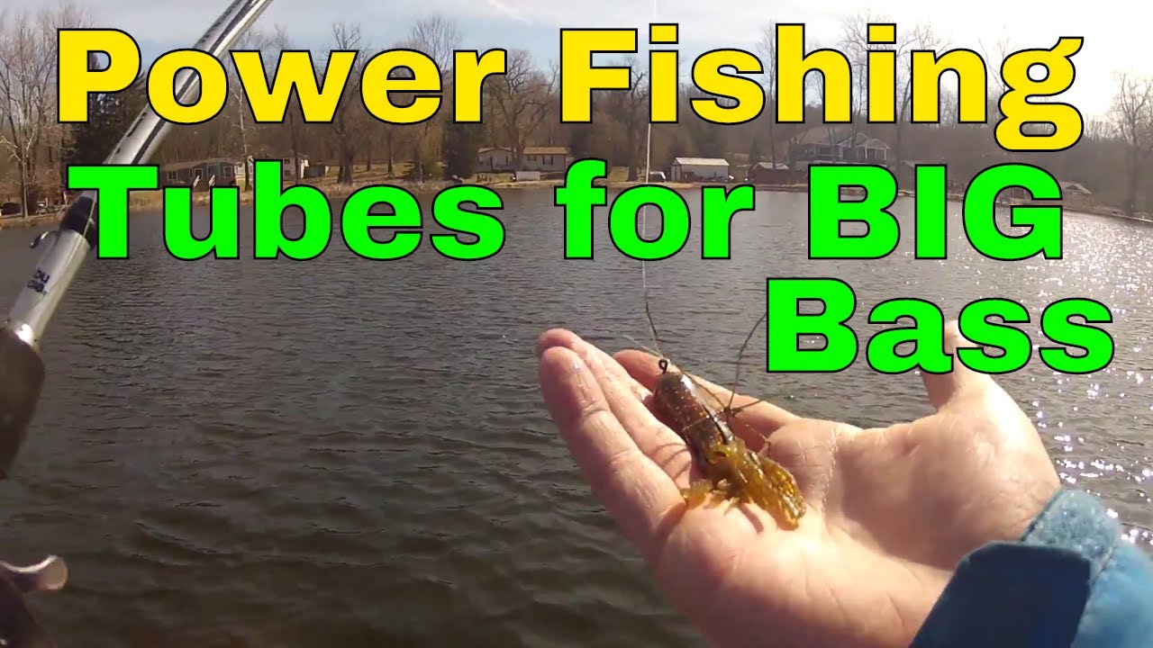 Power Fishing a Tube For Bass YouTube