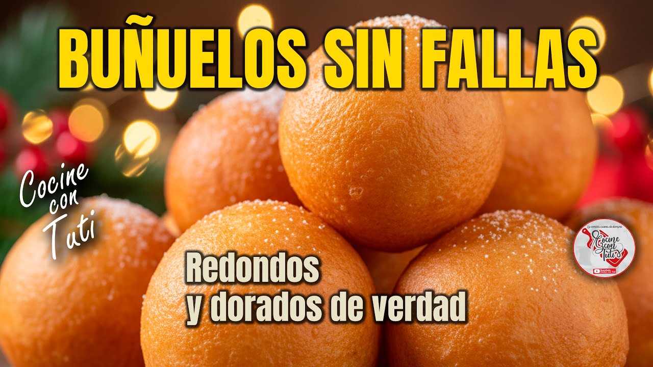 Buñuelos Colombianos que Sí Quedan Redondos y Perfectos | Masa desde cero y fritura sin fallas