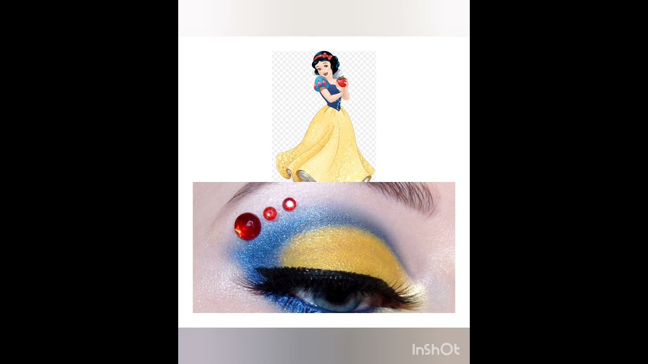 Disney PrincessV S Eyemakeup Cinderella Arial Tiana Jasmine