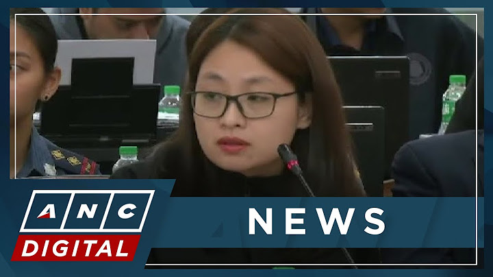 PH House Quadcom to present 'matrix' showing links of Alice Guo, Cassandra ong to Chinese triad |ANC
