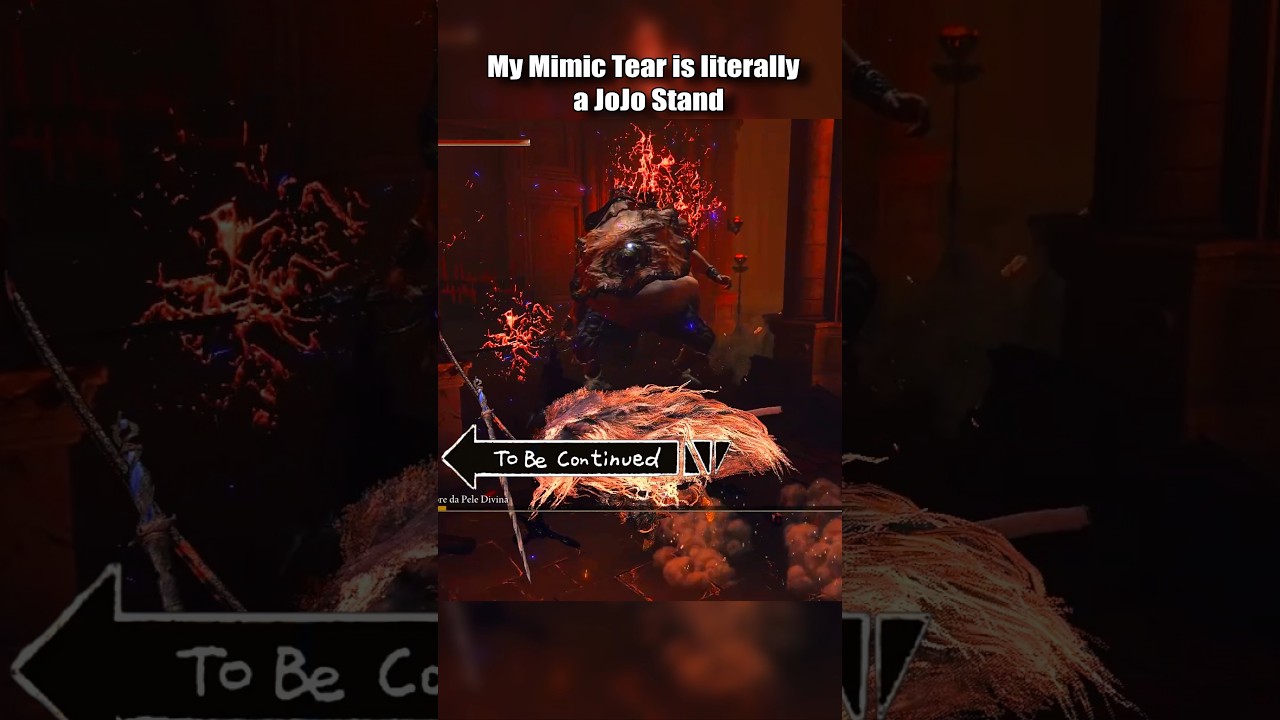 My Mimic Tear is literally a JoJo Stand #gaming