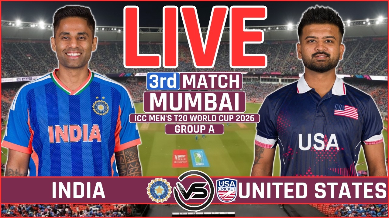 ICC T20 World Cup Live: India vs United States of America Live | IND vs USA Live Scores & Commentary