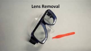 TUSA Liberator Plus Lens Replacement How To Replace The Lens On Your Tusa Intega Mask