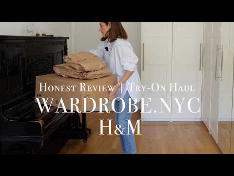 Huge WARDROBE.NYC H&M Unboxing | Try-On and Review