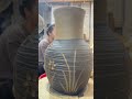 fine art ceramics/the art of carving flowers on ceramic vases