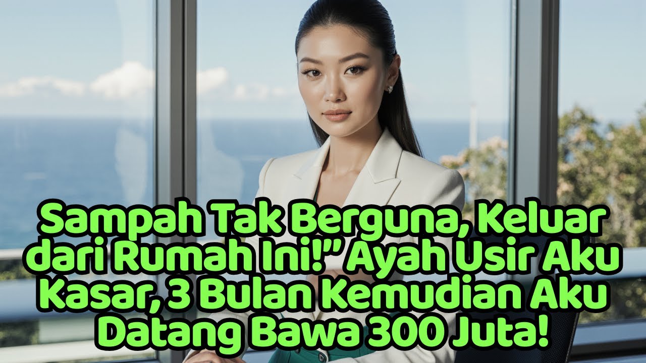 Sampah Tak Berguna, Keluar dari Rumah Ini!” Ayah Usir Aku Kasar, 3 Bulan Kemudian Aku Datang Ba