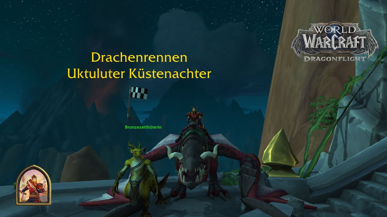 Uktulut Coaster: Gold (Dragon Racing, WoW: Dragonflight)