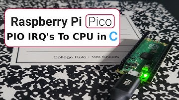 raspberry pi pico - sending interrupt from PIO to cpu - in c