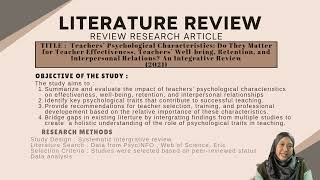 presentation case study EDU550