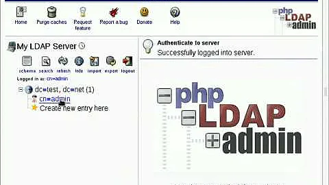 OpenLDAP - Installation and adding objects using phpldapadmin and ldapadd