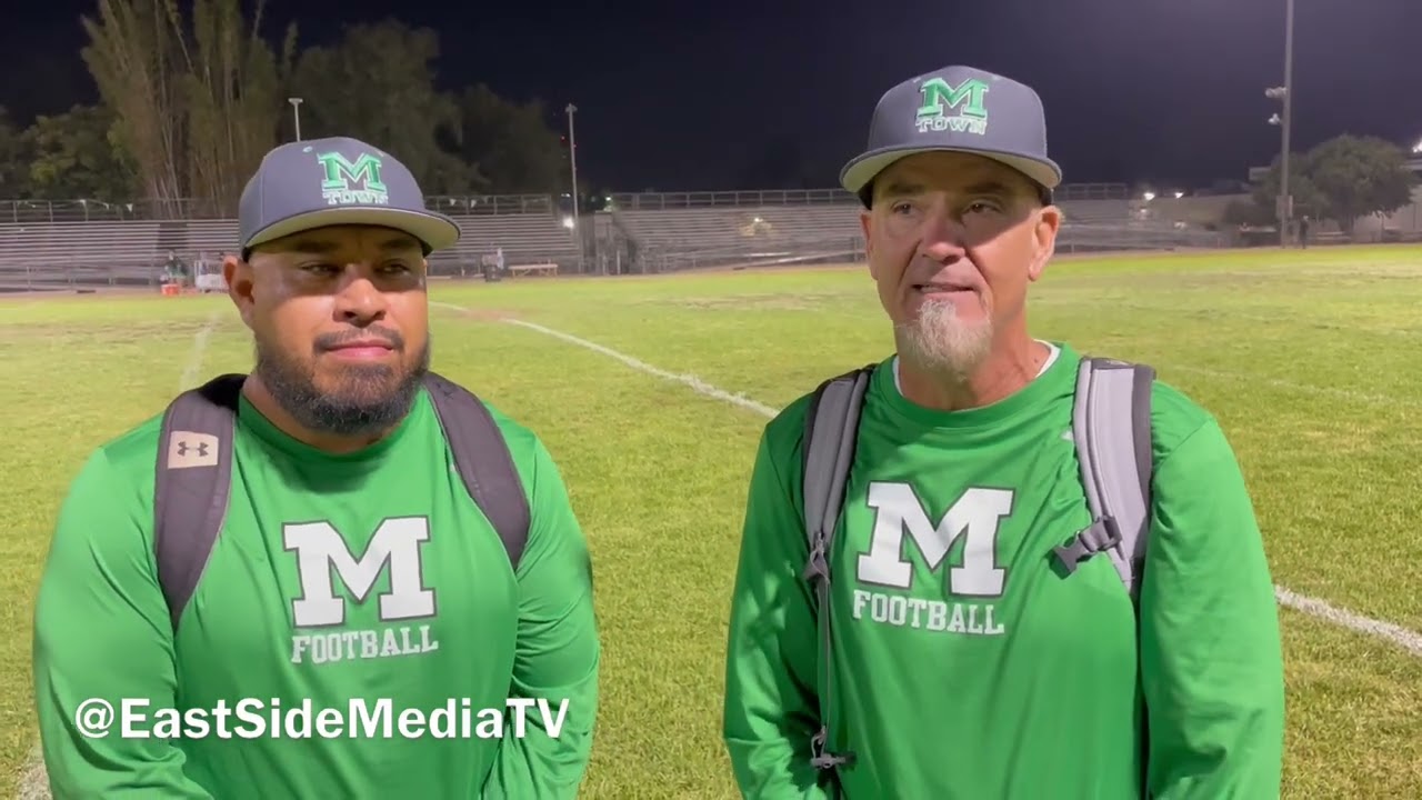 Cesar Guerrero and Jose Casagran - Monrovia High School Wildcats Football