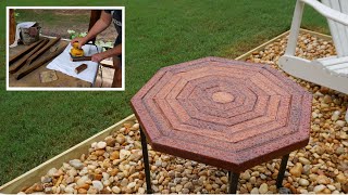 Building an Octagon Table Top From Scraps Wealth