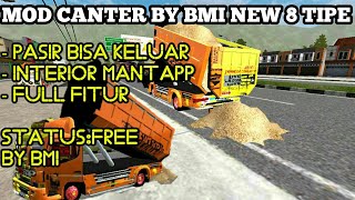 MOD CANTER DUMP PASIR 8 TIPE BY BMI DOWNLOAD | BUSSID V2.9