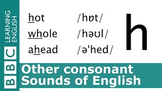 English Pronunciation 👄 Voiceless Consonant - \/h\/ - 'hot', 'whole' and 'ahead'
