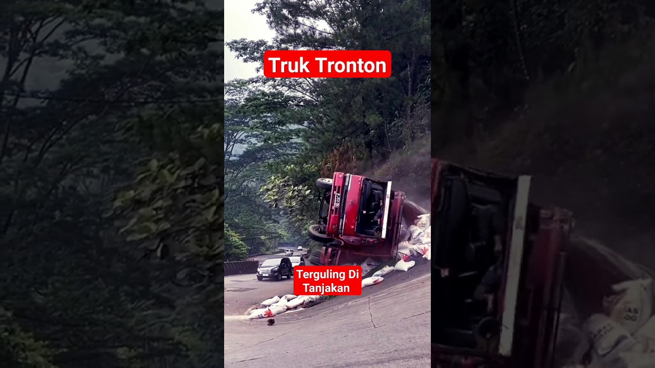 Truk Tronton Terguling