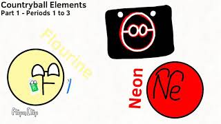 Countryball Elements: Part 1 - Periods 1 to 3