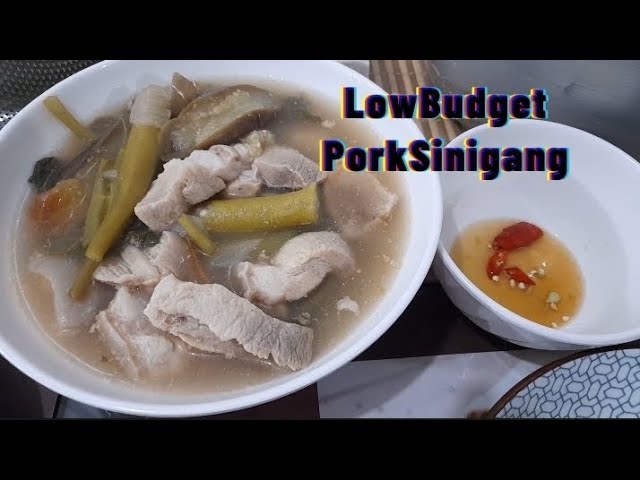Low Budget Pork sinigang //yummy