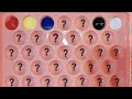 How to create 25 New Colors Using Red, Yellow, Blue, Black &amp; White |Satisfying Acrylic Paint Mixing