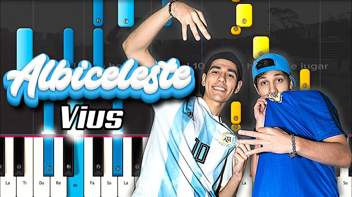 VIUS - Albiceleste (Dale Dale Selección) PIANO TUTORIAL 🎹
