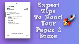 How to boost your score in Paper 2 IGCSE Chemistry in 2024?