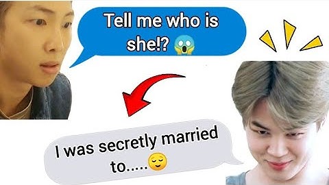 BTS Texts - Jimin’s Secret Marriage Exposed!! 😱💍