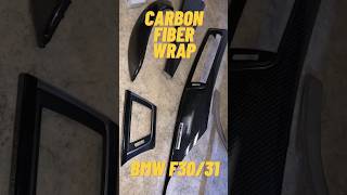 Bmw F30 Inerior Carbon Fiber Wrap