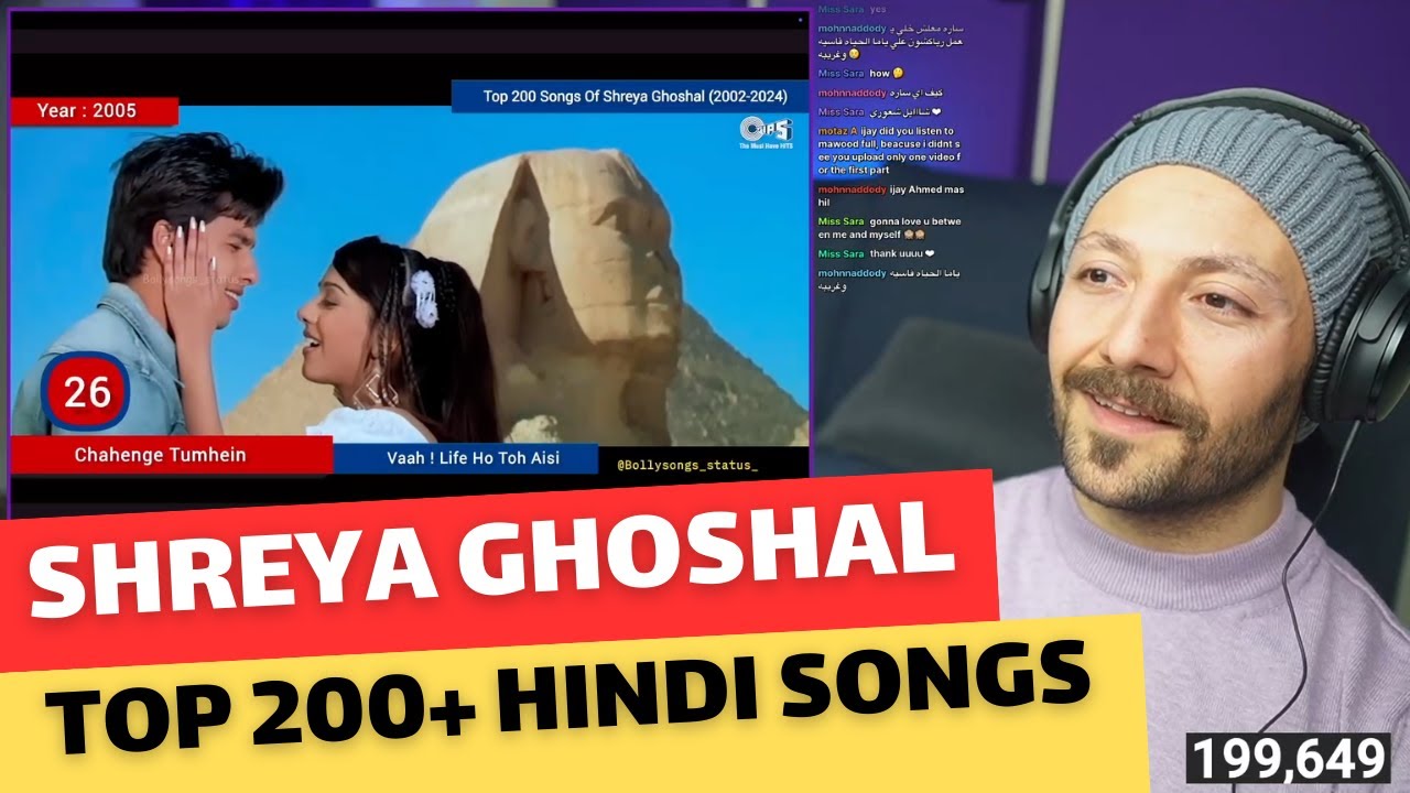 Reliving Nostalgia: Reaction to 200+ Iconic Hindi Songs by Shreya Ghoshal (2002-2024)
