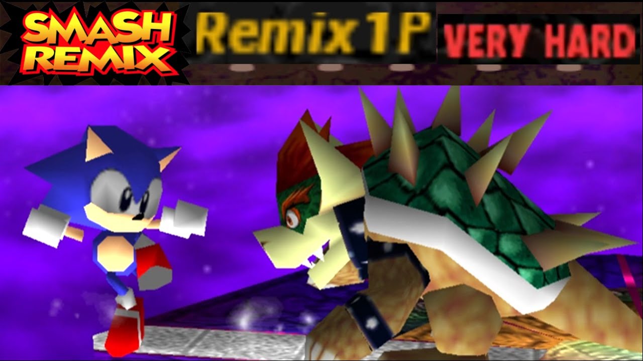 Smash Remix - Classic Mode Remix 1P Gameplay with Giant Sonic (VERY HARD)