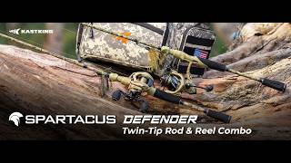 KastKing Spartacus Defender Twin Tip Fishing Rod and Reel Combo