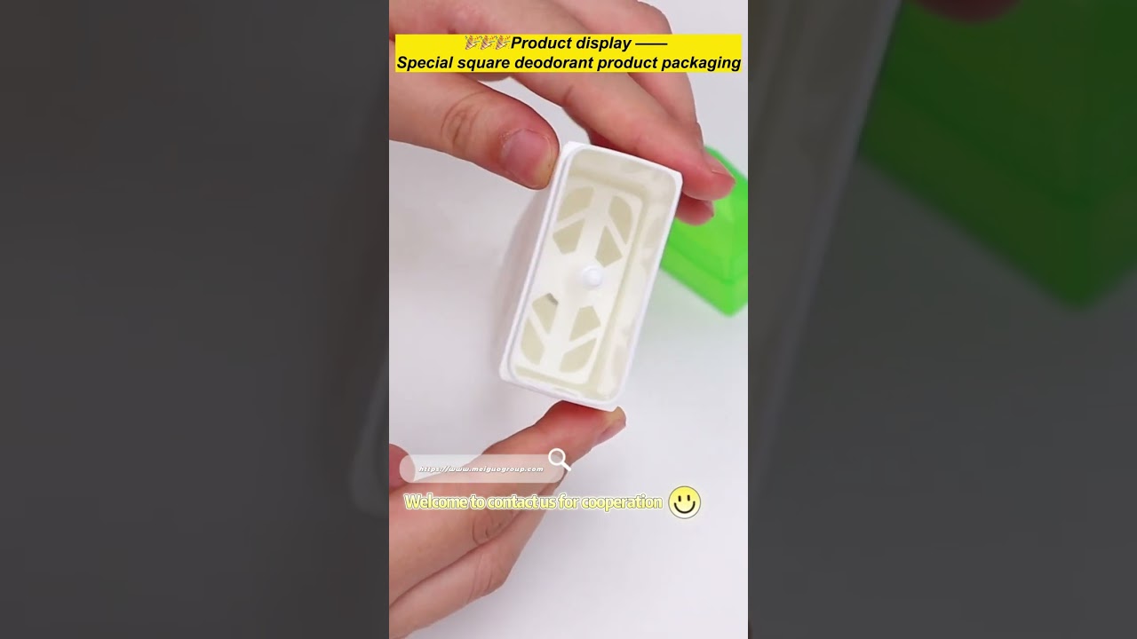 #shorts Square plastic deodorant tubes