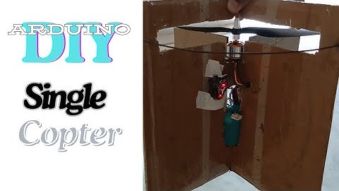 Diyarduino single copter testing and easy making