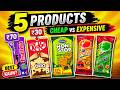 ₹30 vs ₹70 Candy 😱 5 Products Taste Test | Cheap vs Expensive BEST KAUN?