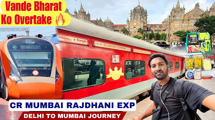 22222 Delhi To Mumbai CR Rajdhani Exp Journey *VB ko Overtake* 🔥