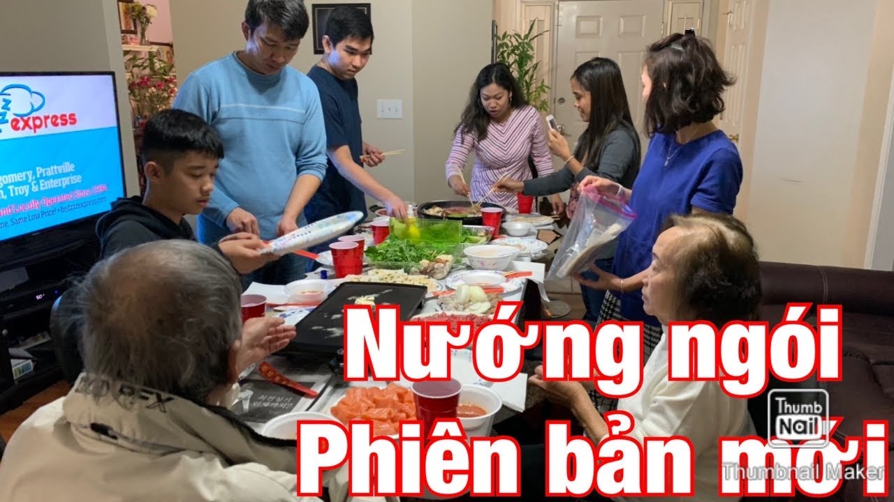 ngói nướng mua ở đâu New Update Giả nướng ngói - Cơm Quê Chiều | Korean BBQ-style at Home | Cuộc Sống ở Mỹ