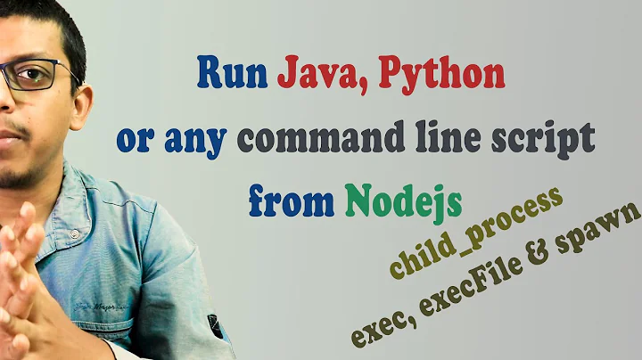 Executing Shell Commands or shell script with Node.js