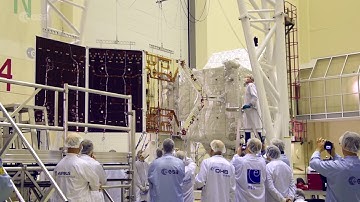 BepiColombo: Mercury Planetary Orbiter solar wing deployment