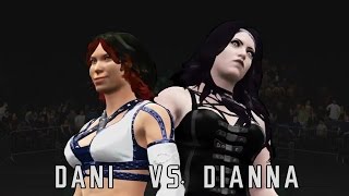 WWE 2K16: Dani Gibbons vs. Dianna Ayanokouji