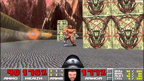 DOOM in Hi-Res with models - E2M8 - Risen3D