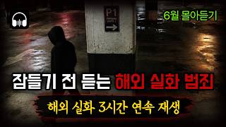 🌙 [몰아듣기] 잠들기 전 차분하게 듣는, 세계를 경악시킨 6월 해외 강력 살인사건 3시간 몰아듣기