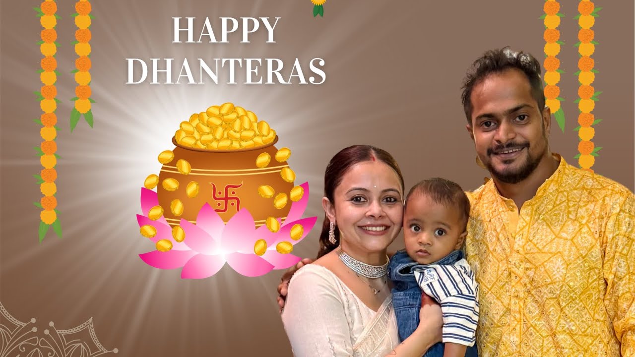 Our Diwali Vlog 🎇 | Dhanteras, Diamonds, Lights & Joy’s First Festival!