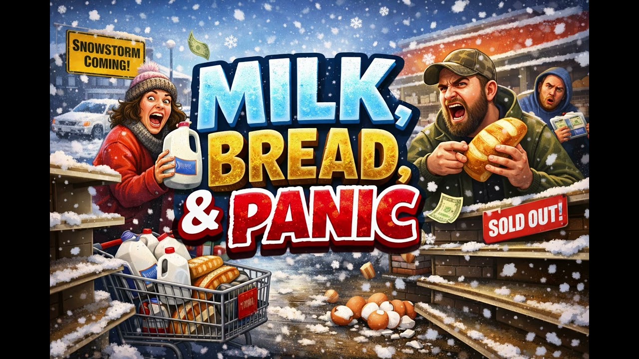 Milk, Bread And Panic - Country Rap Comedy - (Lyrics in description) auf YouTube ansehen Milk, Bread And Panic - Country Rap Comedy - (Lyrics in description) auf YouTube ansehen