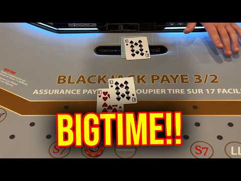 MAKING SOME BIG BETS ON BLACKJACK!! $400/HANDS!! #poker #blackjack #ultimatetexasholdem