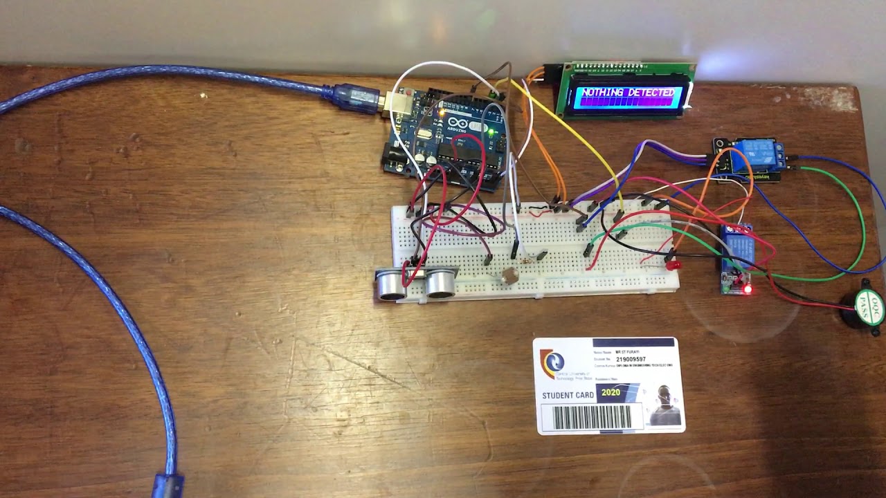 Arduino project: Human detection system - YouTube