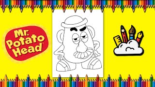 How to Draw and Color Mr. Potato Head No. 35