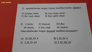 Sosyal Bilgiler 4.Sınıf 1.Dönem 1.Yazılı 4Th Grade Social Inıf