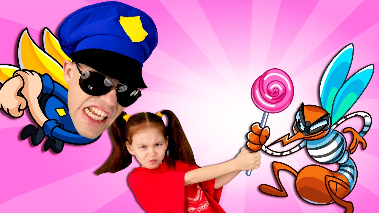 Police vs Mosquito | Kids Songs And Nursery Rhymes | Dominoki - YouTube